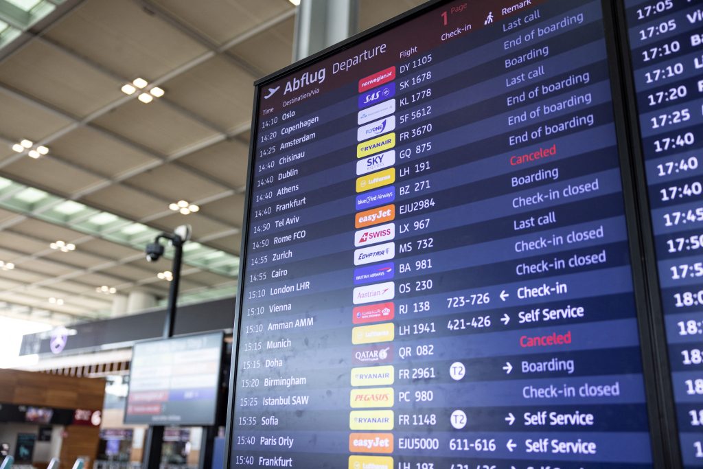 Штрајк на аеродрому Берлину, обустављен саобраћај