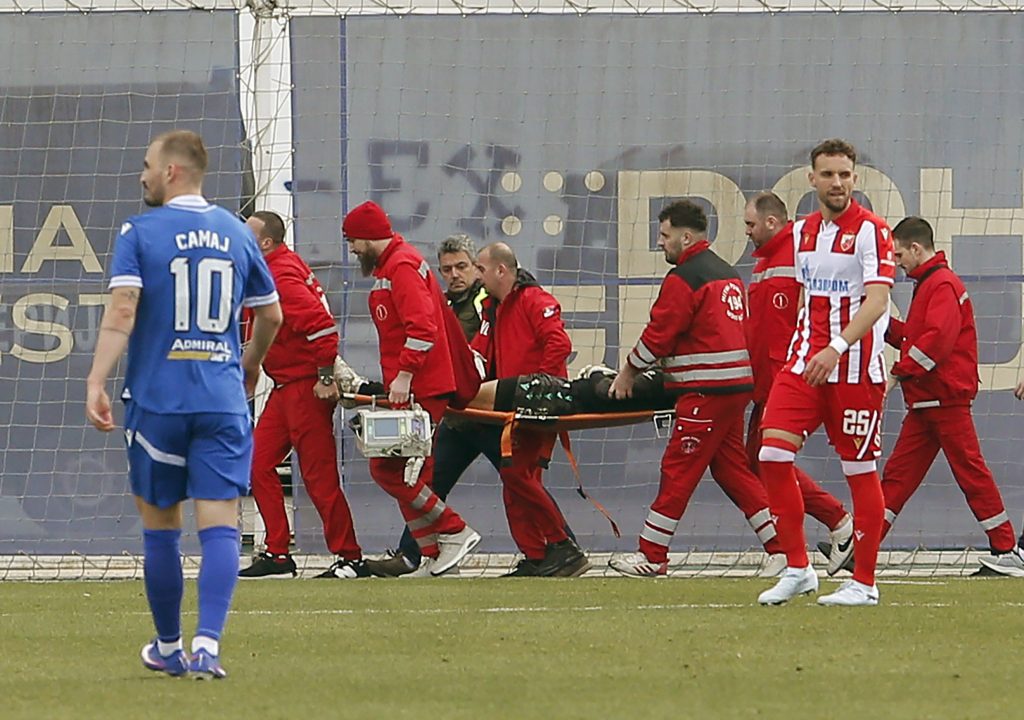 Матеус имао потрес мозга, на моменте губи памћење