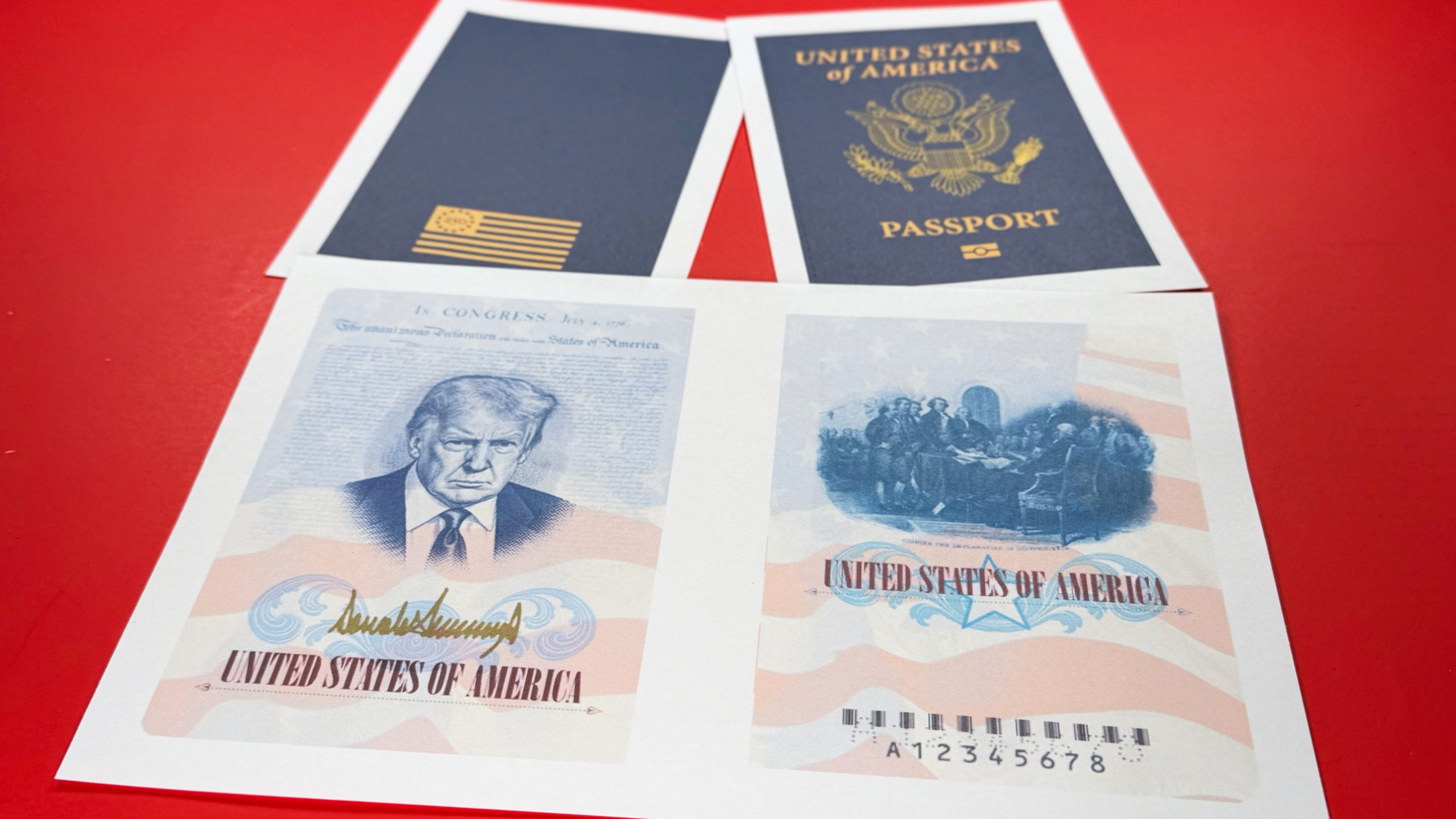 САД ће штампати специјално дизајниране пасоше са ликом Доналда Трампа