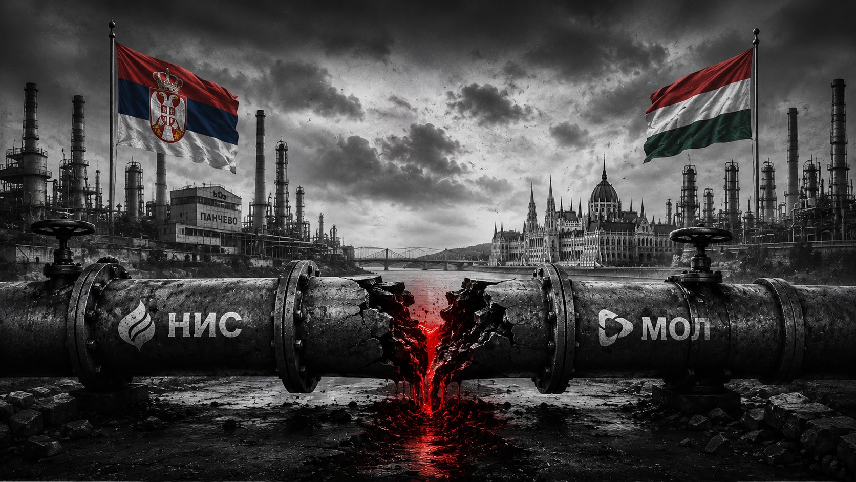 Илустрација преговора Србије и мађарске нафтне компаније МОЛ о куповини Нафтне индустрије Србије (НИС)