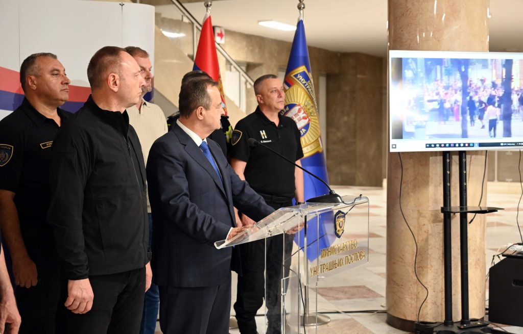 Ивица Дачић на конференцији за медије