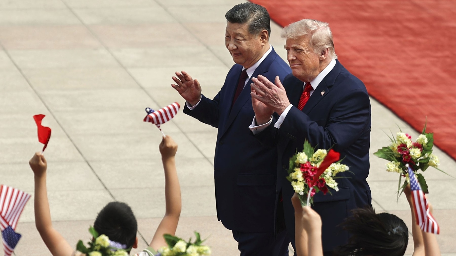 Доналд Трамп дошао је у посету Кини, а примио га је кинески председник Си Ђинпинг