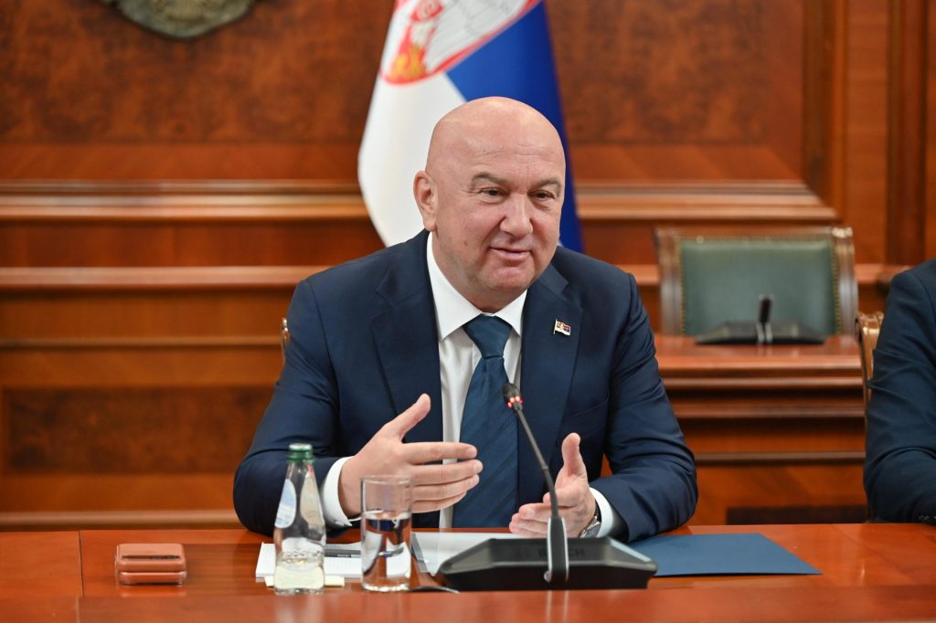 Ненад Поповић на састанку са архимандритом Јефремом