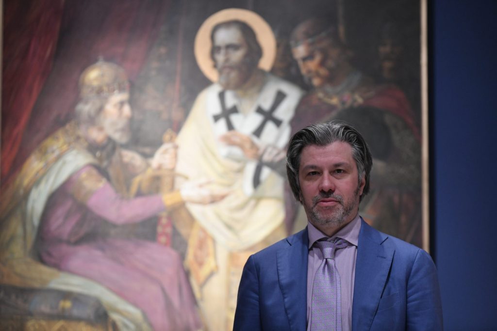 Игор Борозан на изложби Свети Сава у Галерији САНУ