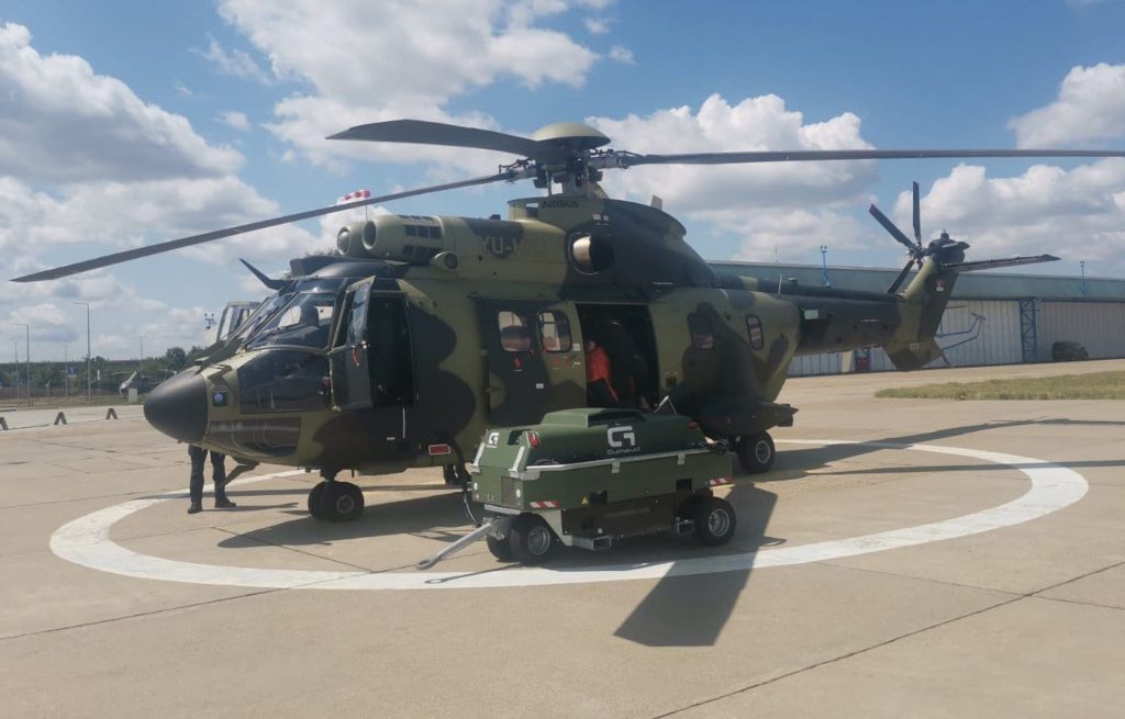 Противпожарни хеликоптер Airbus H215 Super Puma у јединицама МУП Србије