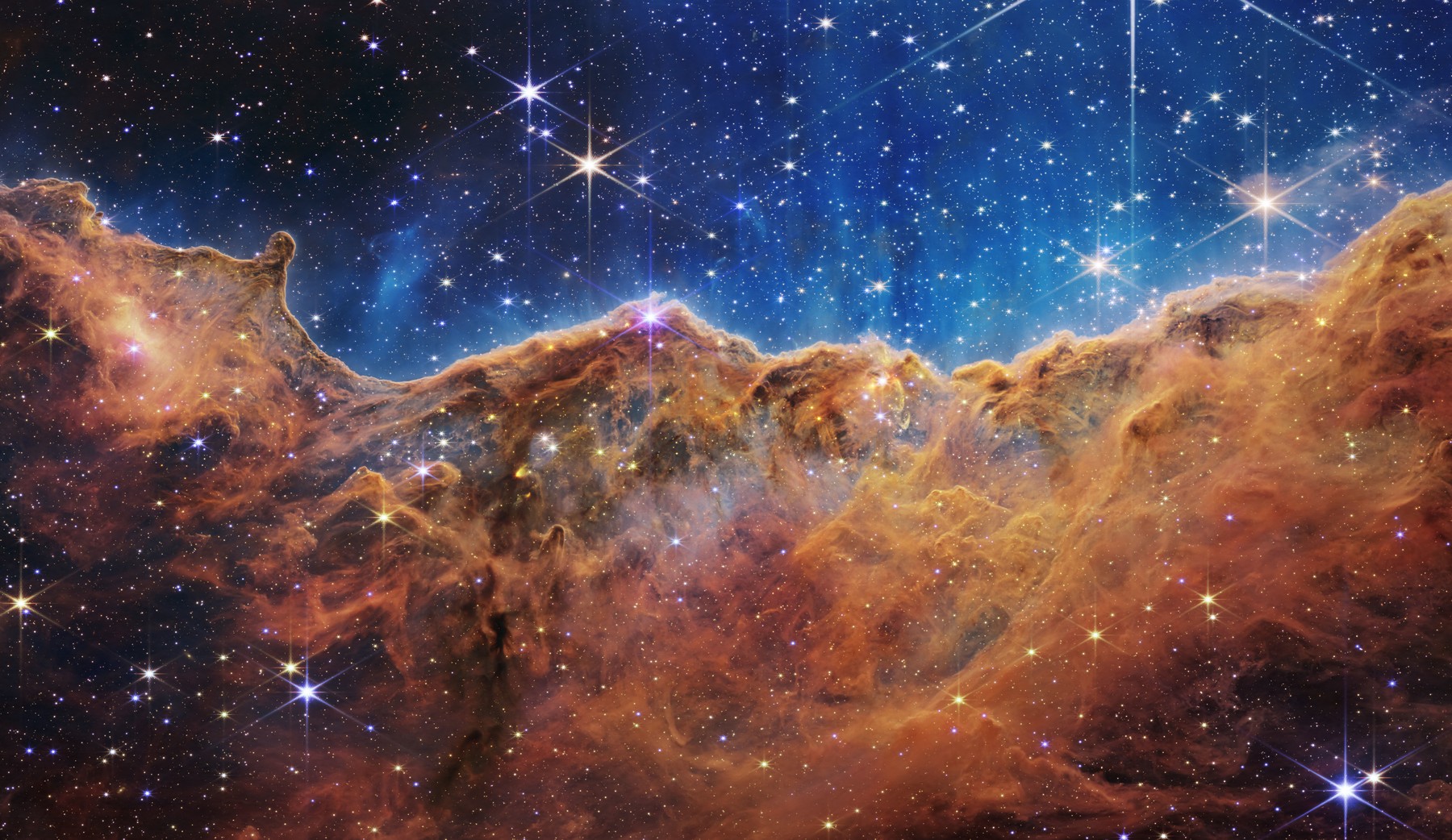 Маглина Карина и област NGC 3324 снимљене свемирским телескопом Џејмс Веб
