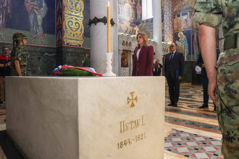 Ђурђевић предводила церемонију поводом 105. годишњице упокојења Петра I Карађорђевића